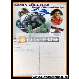 Autogramm Rodeln | Armin ZÖGGELER | 1995 (Weltmeister)