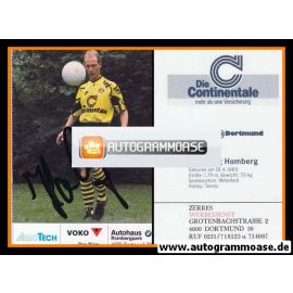 Autogramm Fussball | Borussia Dortmund | 1991 Ball | Wolfgang HOMBERG
