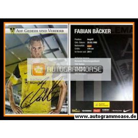 Autogramm Fussball | Alemannia Aachen | 2011 | Fabian BÄCKER