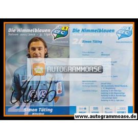 Autogramm Fussball | Chemnitzer FC | 2011 | Simon TÜTING