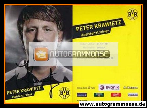 Autogramm Fussball | Borussia Dortmund | 2010 | Peter KRAWIETZ