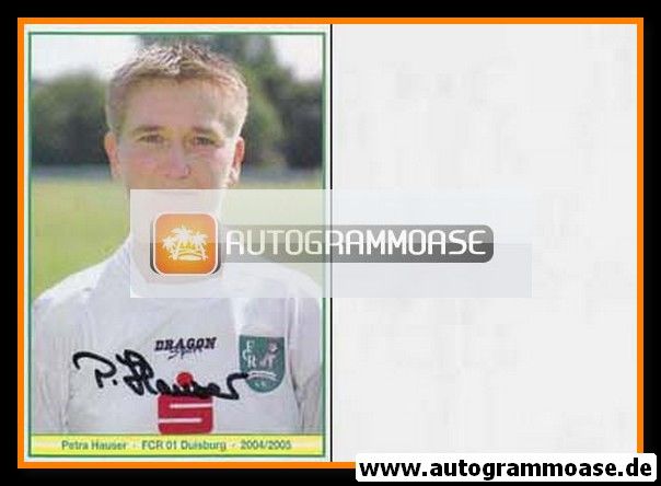 Autogramm Fussball (D) | FCR 2001 Duisburg | 2004 | Petra HAUSER
