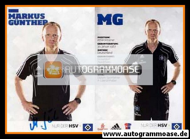 Autogramm Fussball | Hamburger SV | 2011 | Markus GÜNTHER