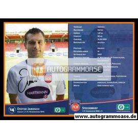 Autogramm Fussball | 1. FC Heidenheim 1846 | 2010 | Dieter JAROSCH
