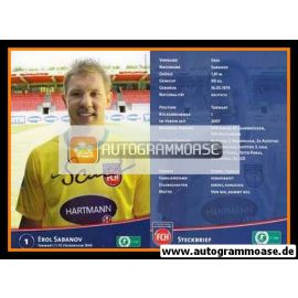 Autogramm Fussball | 1. FC Heidenheim 1846 | 2010 | Erol SABANOV