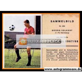 Autogramm Fussball | 1. FC Nürnberg | 1967 | Georg VOLKERT (Bergmann 204)