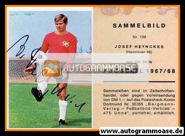 Autogramm Fussball | Hannover 96 | 1967 | Jupp HEYNCKES (Bergmann 198)