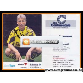 Autogramm Fussball | Borussia Dortmund | 1991 Ball | Günter KUTOWSKI