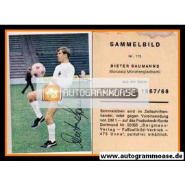 Autogramm Fussball | Borussia Mönchengladbach | 1967 | Dieter BAUMANNS (Bergmann 175)