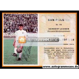 Autogramm Fussball | Borussia Mönchengladbach | 1967 | Herbert LAUMEN (Bergmann 170)