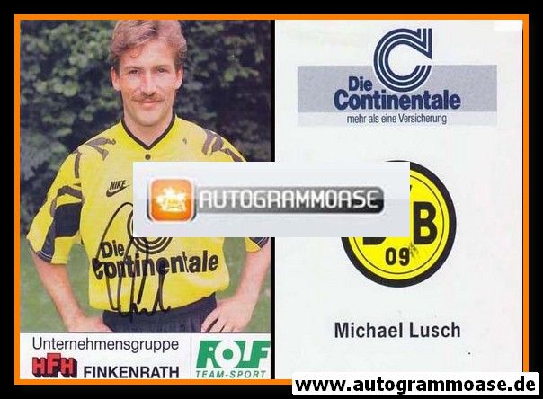 Autogramm Fussball | Borussia Dortmund | 1991 Portrait | Michael LUSCH