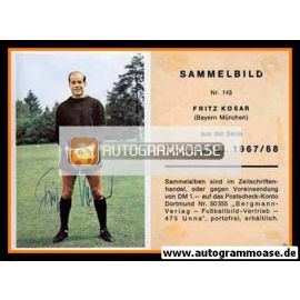 Autogramm Fussball | FC Bayern München | 1967 | Fritz KOSAR (Bergmann 143)