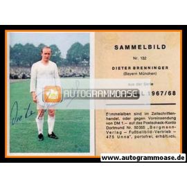 Autogramm Fussball | FC Bayern München | 1967 | Dieter BRENNINGER (Bergmann 132)