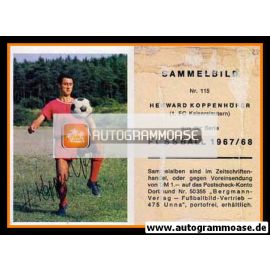 Autogramm Fussball | 1. FC Kaiserslautern | 1967 | Herwart KOPPENHÖFER (Bergmann 115)