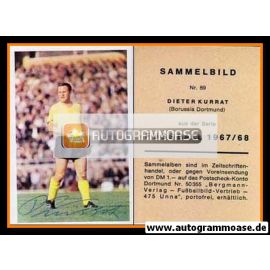 Autogramm Fussball | Borussia Dortmund | 1967 | Dieter KURRAT (Bergmann 089)