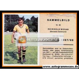 Autogramm Fussball | Borussia Dortmund | 1967 | Reinhold WOSAB (Bergmann 080)