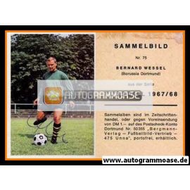 Autogramm Fussball | Borussia Dortmund | 1967 | Bernhard WESSEL (Bergmann 075)