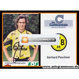 Autogramm Fussball | Borussia Dortmund | 1991 Portrait | Gerhard POSCHNER