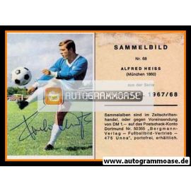 Autogramm Fussball | TSV 1860 München | 1967 | Alfred HEISS (Bergmann 068)