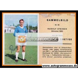 Autogramm Fussball | TSV 1860 München | 1967 | Rudolf STEINER (Bergmann 066)