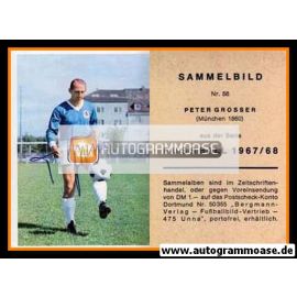 Autogramm Fussball | TSV 1860 München | 1967 | Peter GROSSER (Bergmann 056)