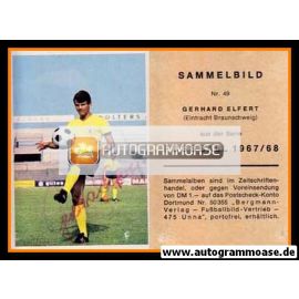 Autogramm Fussball | Eintracht Braunschweig | 1967 | Gerhard ELFERT (Bergmann 049)