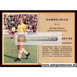 Autogramm Fussball | Eintracht Braunschweig | 1967 | Peter KAACK (Bergmann 044)