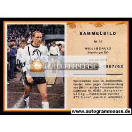 Autogramm Fussball | DFB | 1967 | Willi SCHULZ (Bergmann 012)