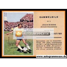 Autogramm Fussball | Eintracht Braunschweig | 1967 | Joachim BÄSE (Bergmann 006)