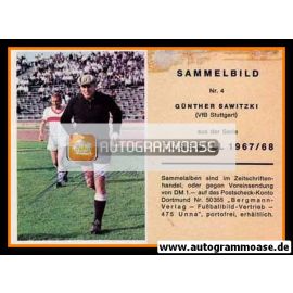 Autogramm Fussball | VfB Stuttgart | 1967 | Günther SAWITZKI (Bergmann 004)