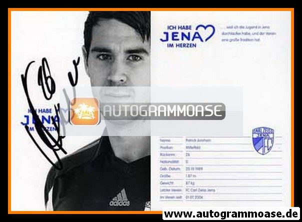 Autogramm Fussball | FC Carl Zeiss Jena | 2010 | Patrick AMRHEIN