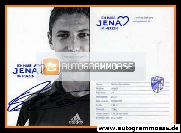Autogramm Fussball | FC Carl Zeiss Jena | 2010 | Soufian BENYAMINA