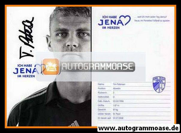 Autogramm Fussball | FC Carl Zeiss Jena | 2010 | Tim PETERSEN