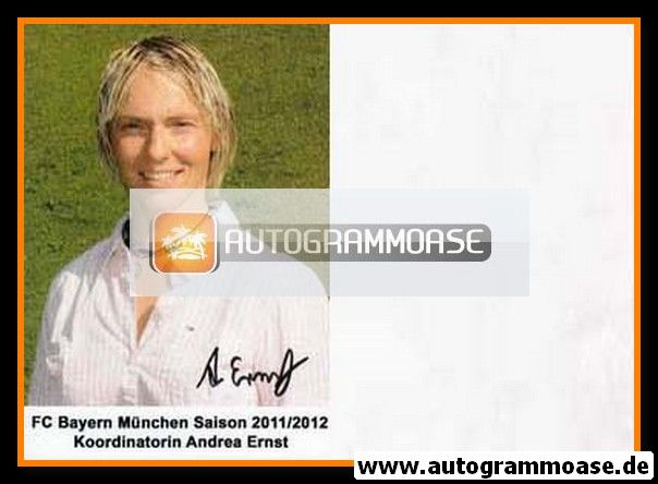 Autogramm Fussball (D) | FC Bayern München | 2011 | Andrea ERNST
