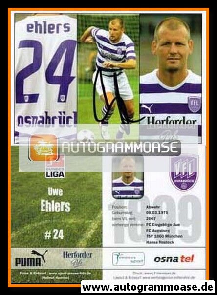 Autogramm Fussball | VfL Osnabrück | 2008 | Uwe EHLERS