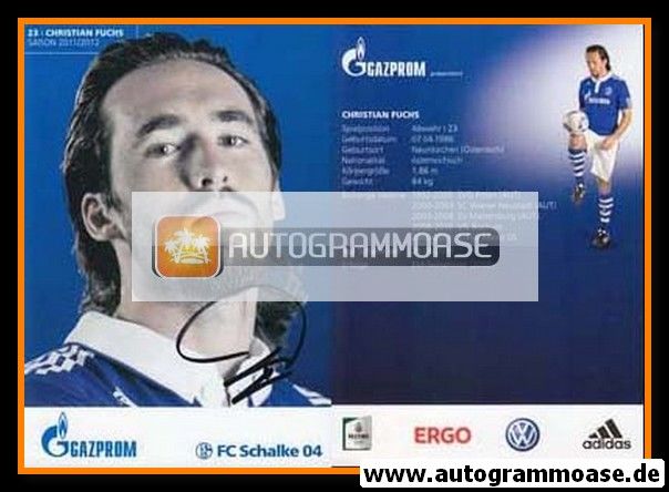 Autogramm Fussball | FC Schalke 04 | 2011 | Christian FUCHS