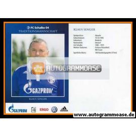 Autogramm Fussball | FC Schalke 04 | 2011 TM | Klaus SENGER