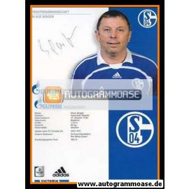 Autogramm Fussball | FC Schalke 04 | 2008 TM | Klaus SENGER