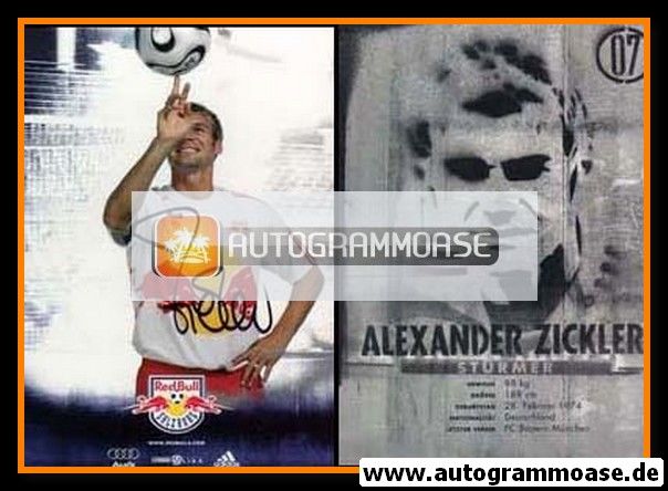 Autogramm Fussball | FC Red Bull Salzburg | 2006 | Alexander ZICKLER