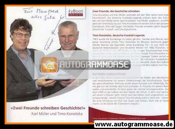 Autogramm Fussball | 2000er | Timo KONIETZKA (kyBoot)