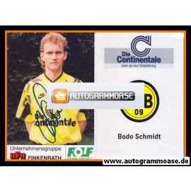 Autogramm Fussball | Borussia Dortmund | 1991 Portrait | Bodo SCHMIDT