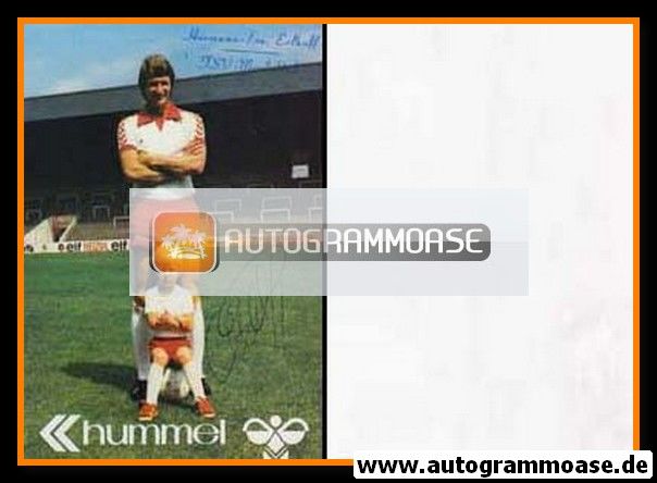 Autogramm Fussball | Rot-Weiss Essen | 1970er | Hermann ERLHOFF (Portrait Color Hummel)