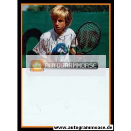 Autogramm Tennis | Meike BABEL | 1990er (Spielszene)