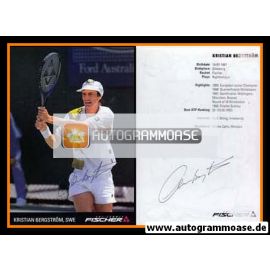 Autogramm Tennis | Christian BERGSTRÖM [Fischer]