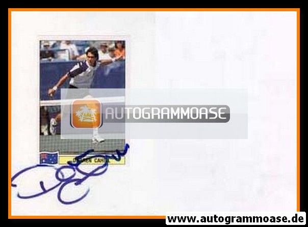 Autogramm Tennis | Darren CAHILL | 1990er (Sabi)