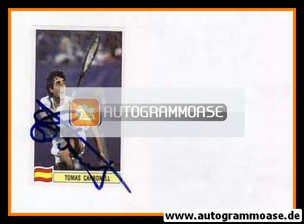 Autogramm Tennis | Tomas CARBONELL | 1990er (Sabi)