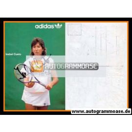 Autogramm Tennis | Isabel CUETO | 1990er (Adidas)