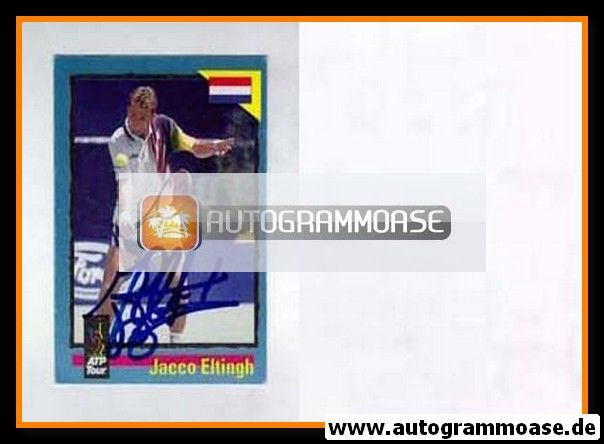 Autogramm Tennis | Jacco ELTINGH | 1990er (Sabi ATP)