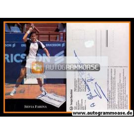 Autogramm Tennis | Silvia FARINA | 1990er (Sergio Tacchini)