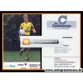 Autogramm Fussball | Borussia Dortmund | 1991 Ball | Andreas TEWES